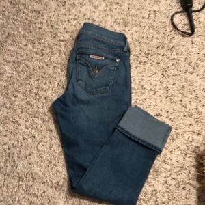 Hudson’s crop Nicole ankle skinny 28